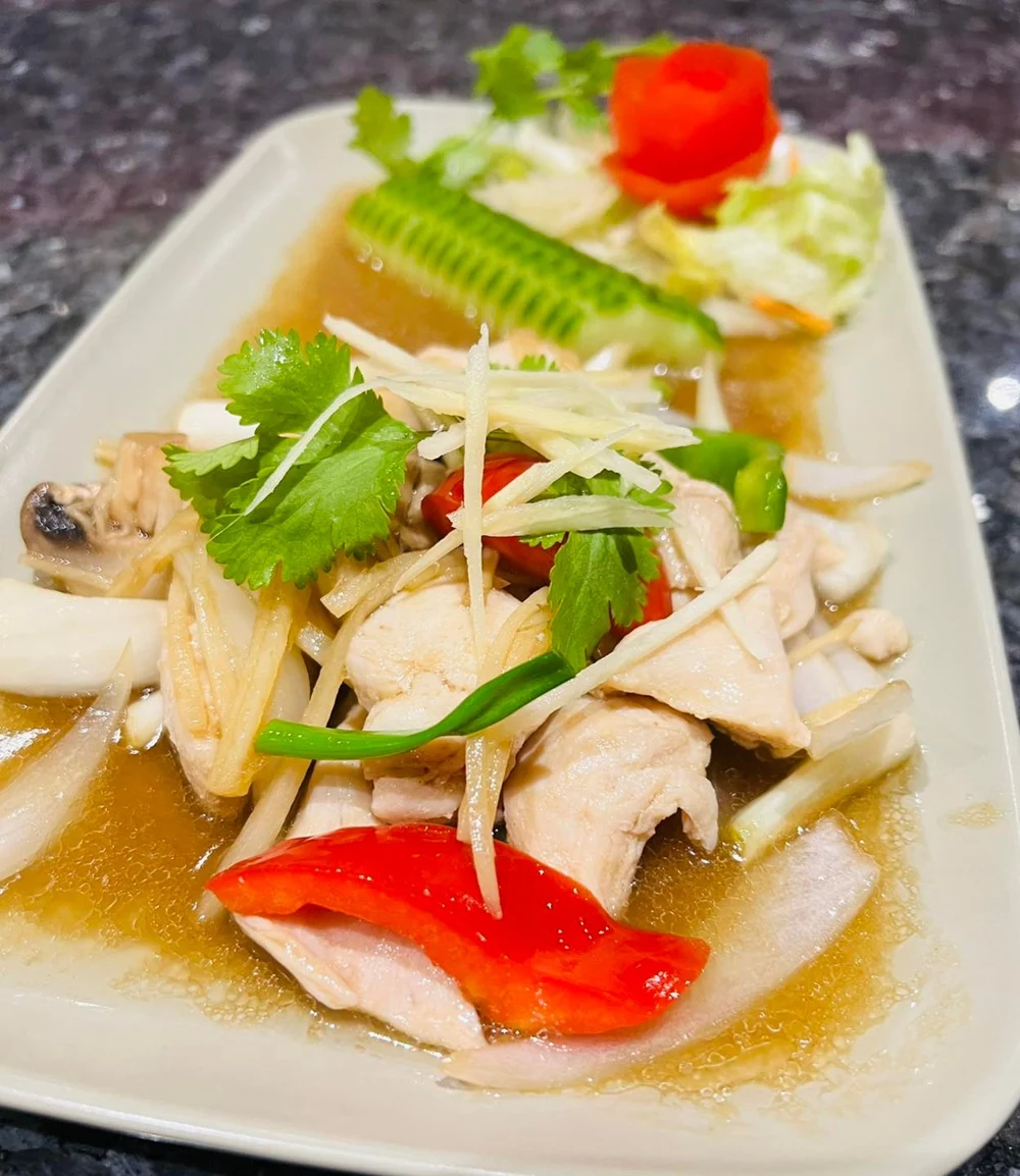 A freshly prepared Sabannga stir-fry
